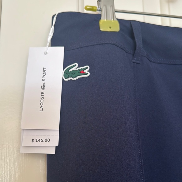 Lacoste navy golf and casual pant. - Picture 2 of 7